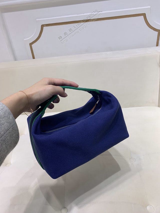 Hermes女包 愛馬仕飯盒包 2020愛馬仕新款帆布洗漱包  am1911